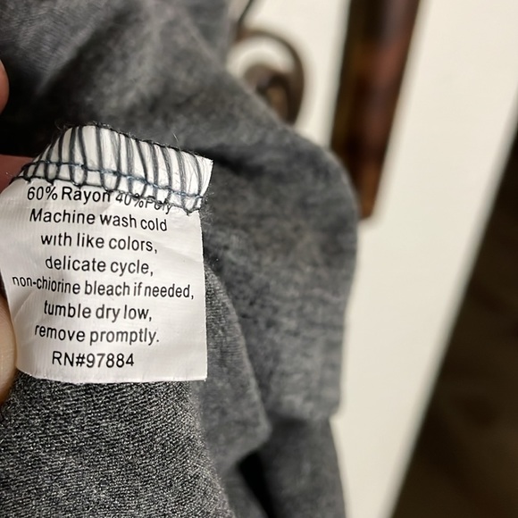 Women’s size medium gray TART INTIMATES "Save Water Drink Rosé" Mindy Shirt - Picture 4 of 5